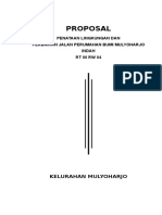 Proposal Penataan Lingkungan