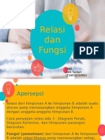 Relasi dan Fungsi