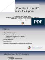 National Coordination ICT Statistics Gorospe Ramos