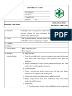 SOP Identifikasi Pasien