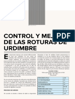 Control y Mejora de Las Roturas de Urdimbre