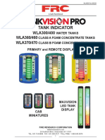 WLA300 Tank Indicator Displays Water and Foam Levels