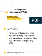 Introduksyon Sa Pagsasaling Wika'