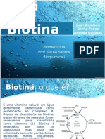 Biomedicina: Seminario Sobre Biotina