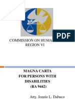 RA 9442 Rights Discounts Persons Disabilities