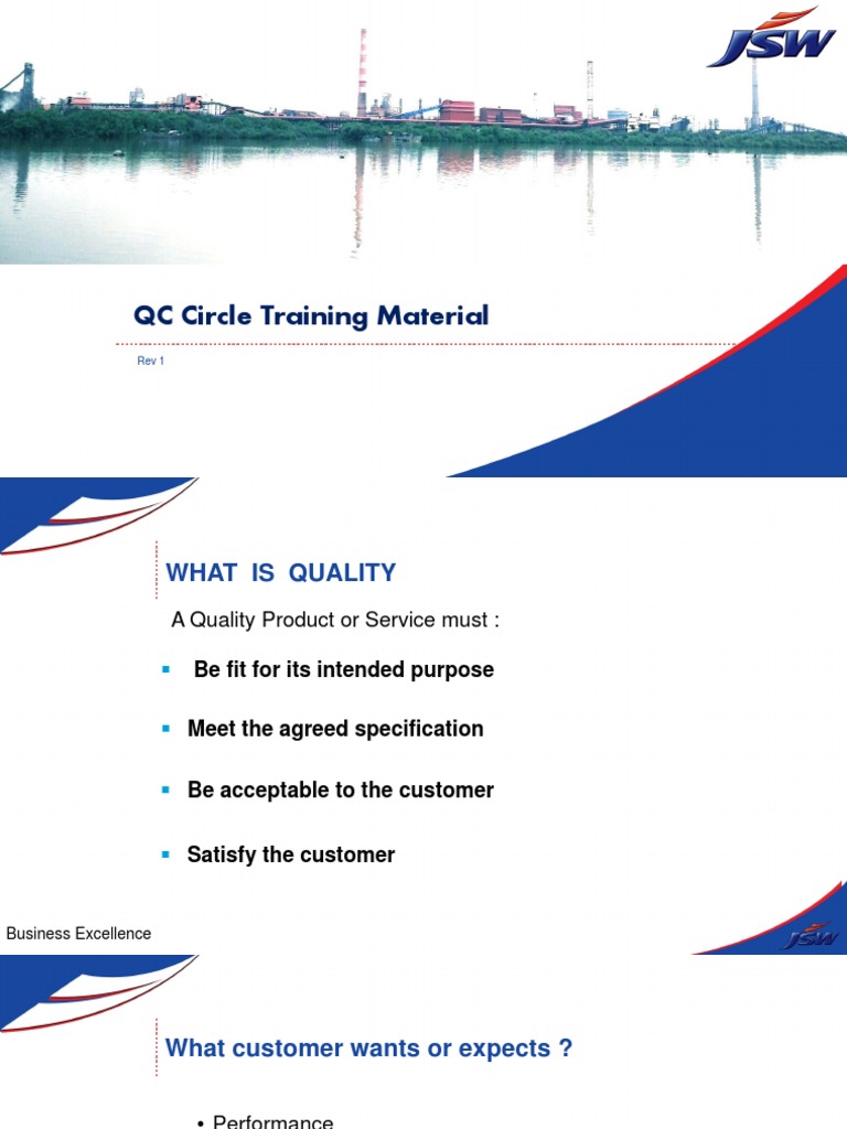 QC Circle Training Overview and Steps | PDF | Brainstorming | Leadership