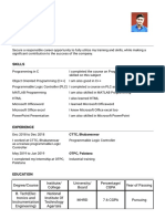 DIBAKAR GHOSH - Resume - Format1