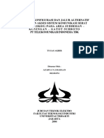 Analisis Konfigurasi Dan Jalur Alternatif Jaringan Akses Kabel Optik PT Telkom Indonesia Area Sudirman - Gatot Subroto - Kuningan (2004)