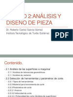 analisis  y diseño de piezas 