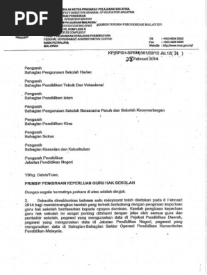 Prinsip Pengiraan Keperluan Guru Hak Sekolah Pdf Pdf