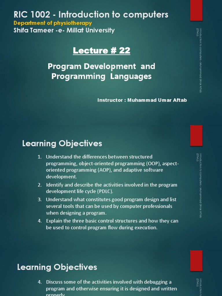 Lecture 22-W11-Programming Languages Part 2 | PDF | Computer ...