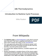 Rankine Cycle Introduction
