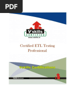 Certified ETL Testing Professional