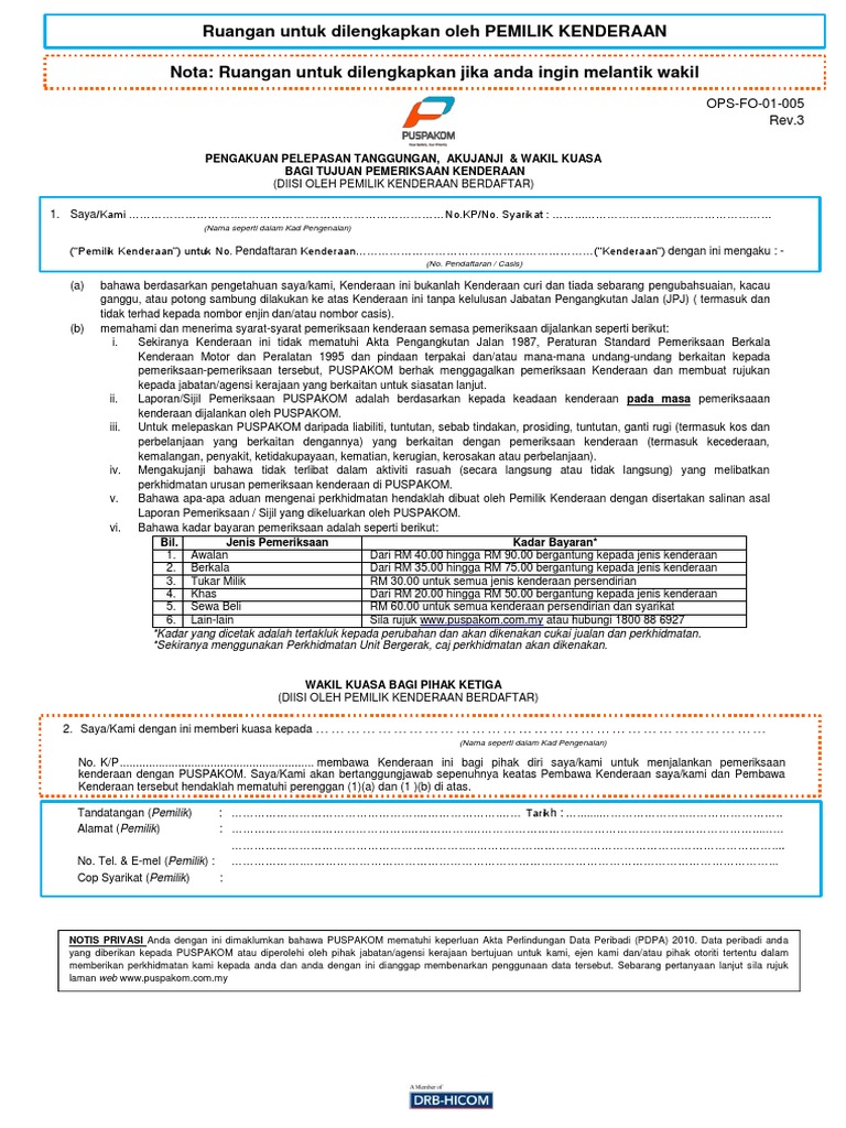 Surat Pelepasan Tanggungan Final Pdf
