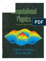 Computational Physics 2006 2nd Edition Nicholas J Giordano Hisao Nakanishi PDF