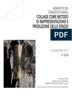 Collage Come Metodo Di Rappresent Azione e Produzione Dello Spazio