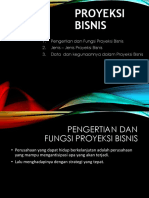 Teknik Proyeksi Bisnis