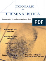 Alvarez Saavedra Felix Jose - Diccionario De Criminalistica