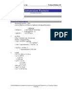 Conversion Factor