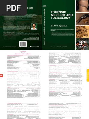Forensic Medicine Toxicology P C Ignatius 0 Pdf Forensic Science Medicine