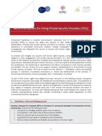 Recommendations For Hiring Private Security Providers
