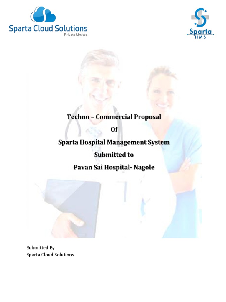 Sparta HMS Proposal for Pavan Sai Hospital | PDF | Cloud Computing ...