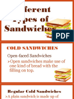 Different Types of Sandwiches