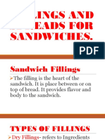 FILLINGS AND SPREADS FOR SANDWICHES Autosaved
