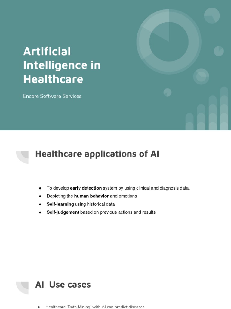 AI Applications in Healthcare Insights | PDF