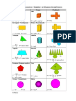 Formula Rio Areas Volumes