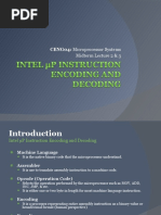 Intel 8086 Instruction Format