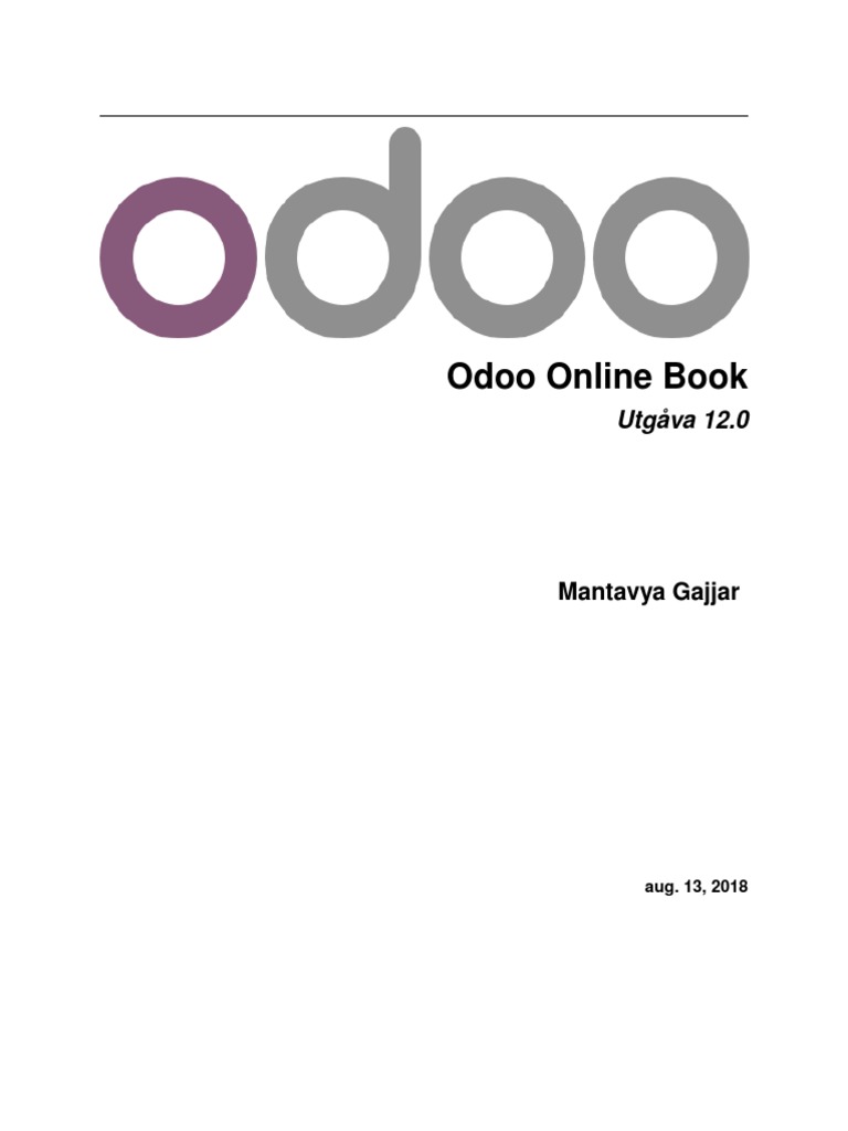 Odoo 12 Online Development Guide | PDF | Mobile App | Software As A Service