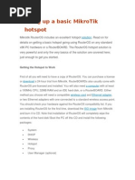 MikroTik Hotspot