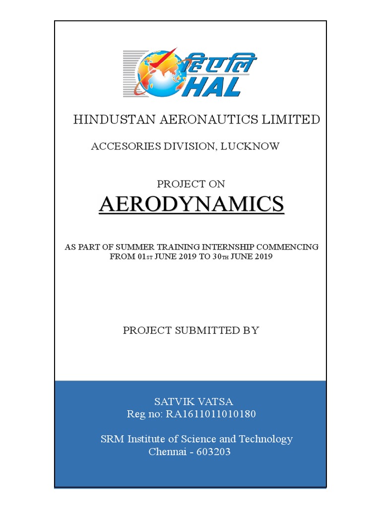 Hal Project PDF | PDF | Lift (Force) | Aerospace