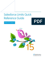 Salesforce App Limits Cheatsheet PDF