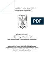 Masonika Iuliana Grazynska. Katalog Wystawy 2014 PDF