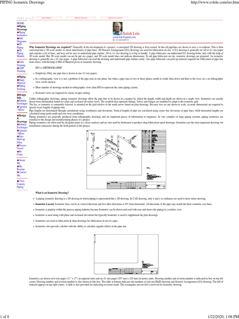 PIPING Isometric Drawings | PDF | Pipe (Fluid Conveyance) | Valve