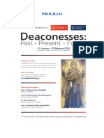 Final Program of The Deaconesses Symposium
