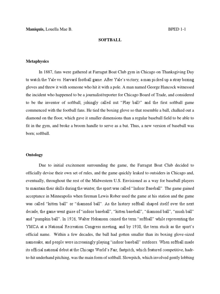 Research Bped 1010 PDF Softball Pitcher