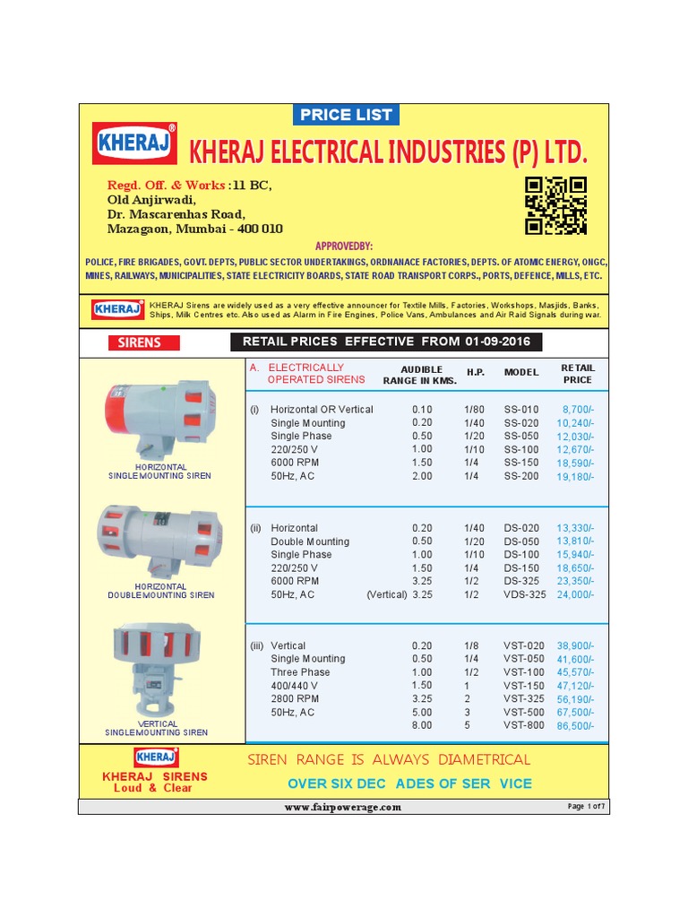 Kheraj Price List 1 Sep 16 Download Free PDF Value Added Tax Excise