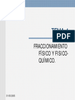 Fraccionamiento Fisico Quimico