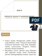 Pertemuan 8 Project Quality Management