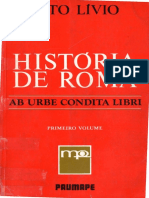 TITO LIVIO - HISTORIA DE ROMA - Livros I PDF