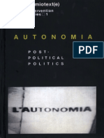 Autonomia - Post-Political Politics