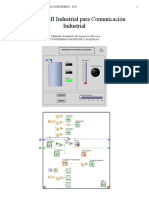 Interfaz HMI Industrial para Comunicación Industrial