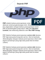 Sejarah PHP 1