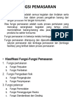 FUNGSI PEMASARAN