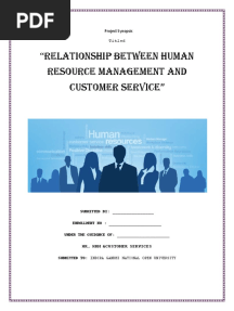 Mba HR Project Report Synopsis