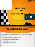 Affordable Private Car and Airport Cab Service Princeton