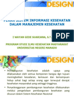 Peran Sistem Informasi Kesehatan Dalam Manajemen Kesehatan